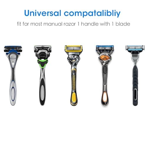 Nincha Manual Razor Travel Case Portable Plastic Manual Razor Trimmer Protector Blue — view 6