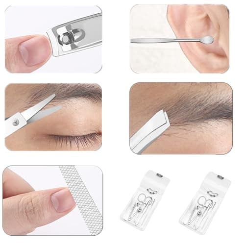 2 Packs Manicure Pedicure Set Fingernail Scissors Nail Care Kit For Women — view 6