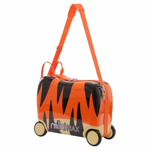MiniMax Kids Ride-On Suitcase 45x36x20 with Neck Pillow & Drawstring Bag — view 5