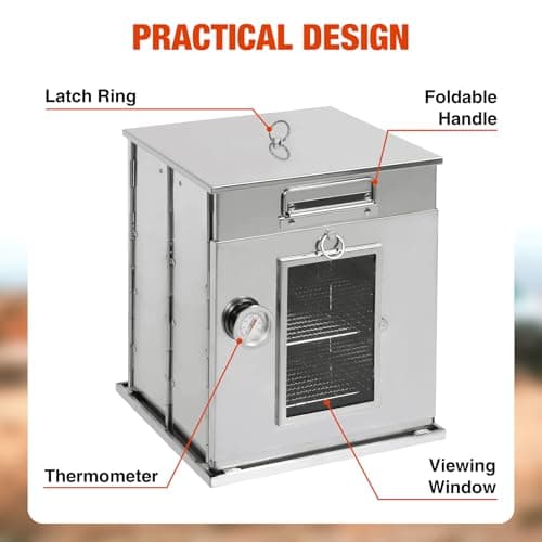 REDCAMP Folding Camping Oven with 3-Tier Grill for Propane Baking — view 5