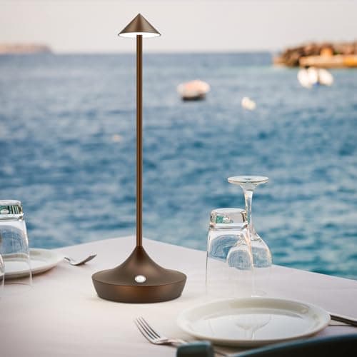 Hapfish Rechargeable Cordless LED Table Lamp,6000mAh Battery Operated Lamps — view 6
