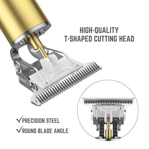 Barberboss Men's Beard Trimmer, Men's Cordless Hair Clippers, Haircut Clippers Men, Precision Hair Trimmer Men, Detail Trimmer, QR-2070 — view 2