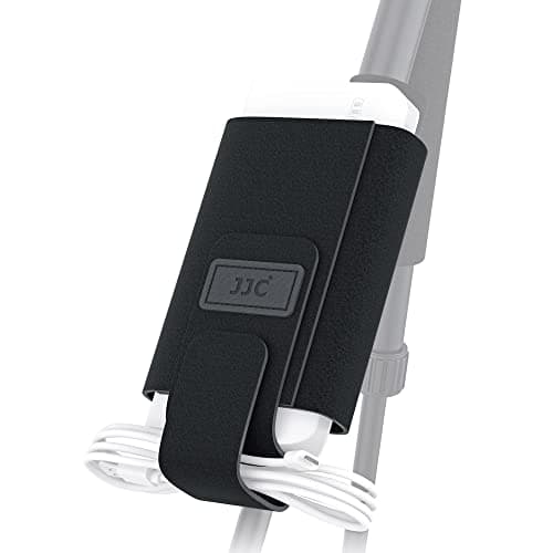 JJC Universal Power Bank Holder Neoprene Mounting Strap for Camera Tripod