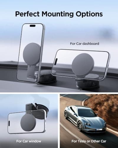 Spigen VacuumLock MagSafe Car Mount Magnetic Car Phone Holder Cradle — view 3