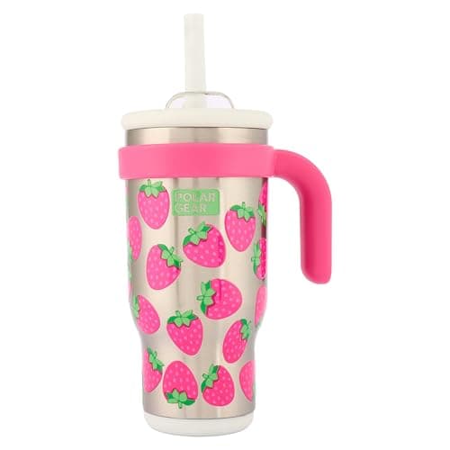 Polar Gear 520ml Travel Insulated Tumbler with Straw and Lid - Spill-Proof