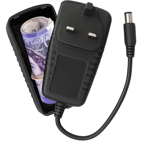 Secret Stash UK Plug Immitation Charger Hidden Compartment Box Diversion Safe - Storage Device for Festivals Events Parties & Home Security - Conceal Valuables Cash Jewelry (Don't Plug in Socket) — view 3