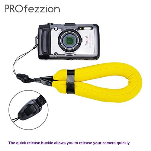 PROfezzion Floating Strap for Waterproof & Action Cameras (Orange & Yellow) — view 4