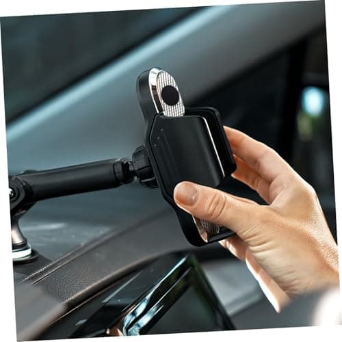SEWACC 20pcs Self-adhesive Metal Plates Black Phone Magnet Stickers for Car Phone Mounts Strong Adhesive Lightweight Metal for Tablets and Mobile Devices — view 6