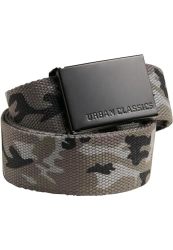 Unisex Tb305-Canvas Belt 1 Grey Camo/Black One Size