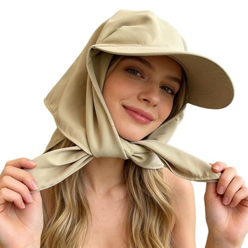 Women Wide Brim Sun Visor for Seasonal Wear, Sporty Open Crown Design, Wraparound Open Crown Profile, Lightweight Headwear for City Travel and Coastal Breaks, Holiday Packing (Light Yellow, One Size)