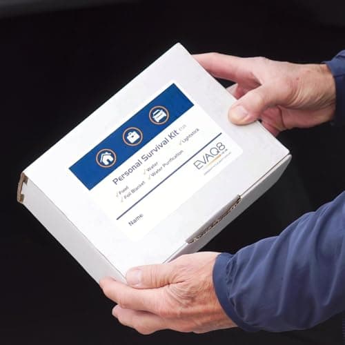 EVAQ8 Emergency Survival Food Box 1 Person 72-Hour Compact Survival Kit For Office Home & Car — view 2