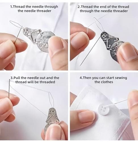 LVNEHAL Mini Sewing Kit, Portable Travel Set with Needles,Threads,Scissors, — view 3