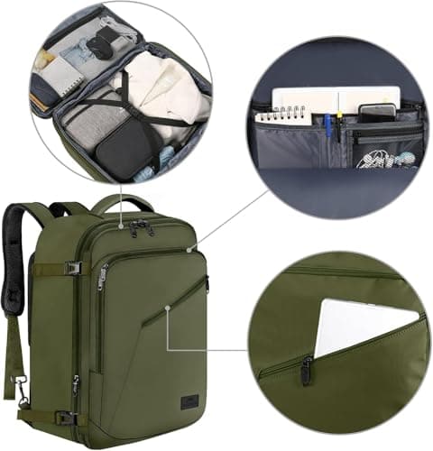 MATEIN Ryanair Cabin Bags 40x30x20 Underseat, Travel Rucksack Cabin Size — view 6