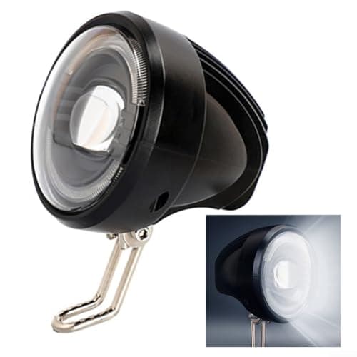 LUCKCDUO ebike front light, Electric Bike Front Light, 48V electric bike light with 650 lumens low beam high beam daytime running light waterproof stainless steel for outdoor cycling riders — view 2