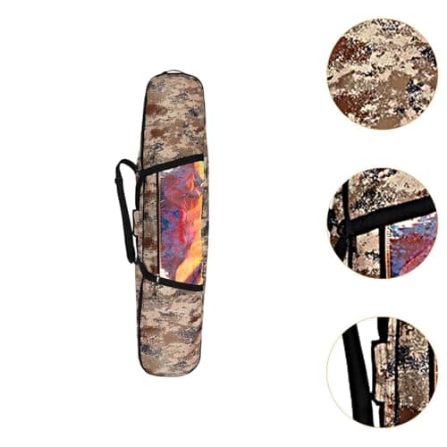 QLoztyse Travel Bag for Snowboard with Storage for Gear And Accessories, Khaki — view 2