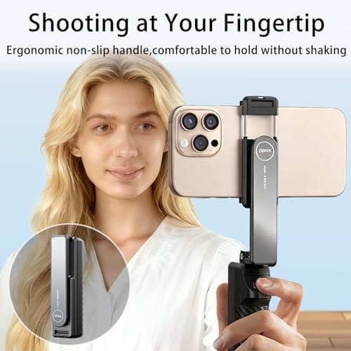VVNTY Selfie Stick Integrated Extendable Selfie Stick Portable Pocket Monopod for Iphone Android (Black) — view 3