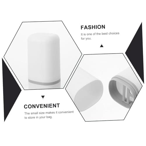 WRITWAA Toothbrush and Toothpaste Storage Box White Plastic Travel Holder — view 5