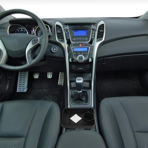 MOBUTOFU Car Seat Tray Organizer for Travel and Car Rides Black — view 6