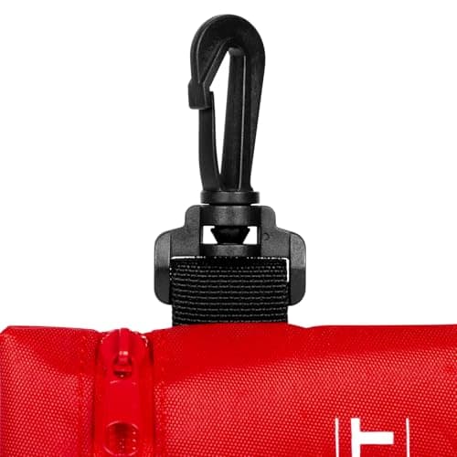 Travel First Aid Kit with OTC Medicines Compact Kit for Cruise & International Travel - Reusable & Refillable Zippered Case with Clip — view 6