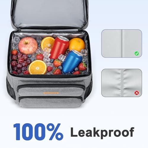 33L Insulated Cooler Backpack Leakproof for Beach Camping Picnic & Travel — view 4