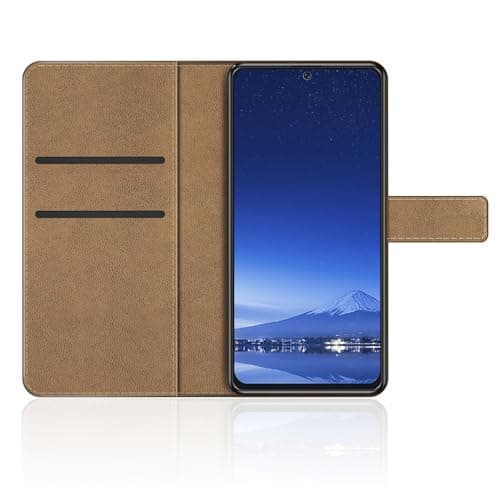 ESACMOT Folio PU Leather Case for ZTE Telstra 5G Hotspot 2 - Brown — view 2