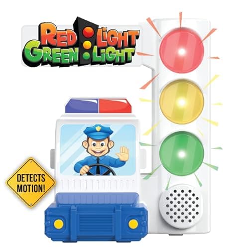 Move2Play, Red Light Green Light Game with Motion Sensing | Family Fun & Birthday Party Games | Gift for Kids, Preschool Ages 3, 4, 5, 6, 7+ Year Olds | Travel, Indoor, Outdoor
