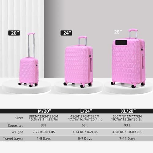 RMW Hard Shell Suitcase Medium 24 Inch Check in Luggage — view 3