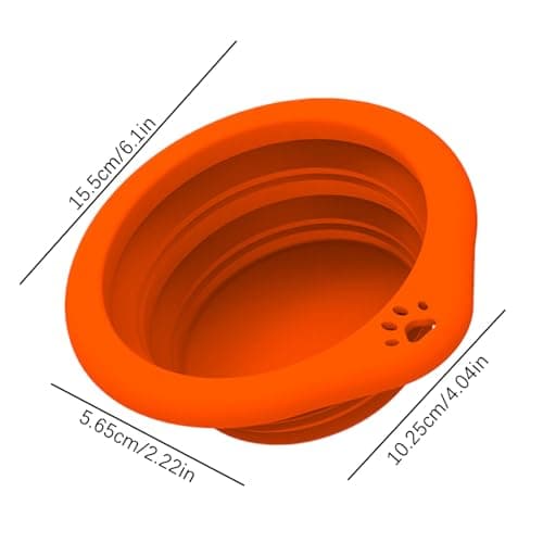 Dog Travel Bowl Portable 300ml Expandable Feeding Cup Carabiner — view 5