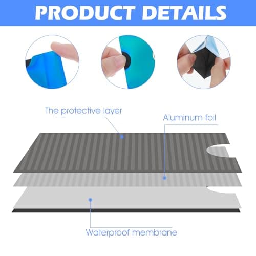 Sorcristy RFID Blocking Sleeves Set, Aluminum Foil Slim Design (12) — view 3