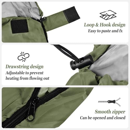 sleeping bag for Adults & Kids Sleeping Bags 3-4 Seasons, Lightweight, Waterproof, Small Packed Size, ultralight compact sleeping sack, Thick and Warm, Ideal for Backpacking, Camping, Travel, Hiking — view 4
