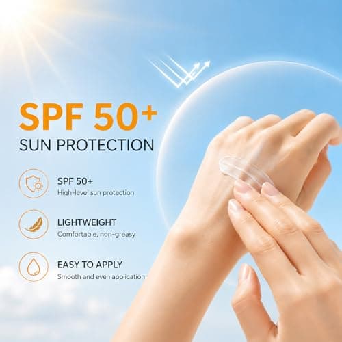 50 Pack Mini Travel Size Sunscreen, SPF 50+ Water Resistant Sun Cream for Face & Body, Hydrating Lightweight Protection, Compact Travel Cream — view 2