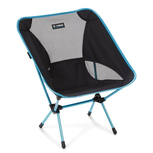 Helinox Chair One Original Lightweight Compact Folding Camping Chair Black/Blue, 0.89kg Outdoor Chairs, Camping Chairs for Adult,Portable Chairs for Outside, Backpacking, Picnic, Adventures