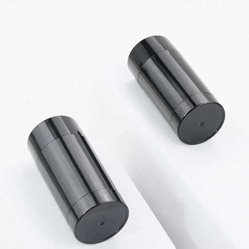 6Pcs Black Twist-up Deodorant Tubes Empty Lip Gloss Balm LipStick Tubes Container and DIY Travel Round Deodorant Tubes(75ml) — view 4