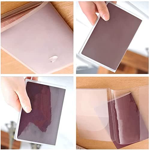 JLEivvi 12 Pcs PVC Transparent Passport Protective Covers, Cover UK/EU Passport Holder Protector Transparent，Standard Size Passports Passport Card ID Cover foe Men Women — view 2