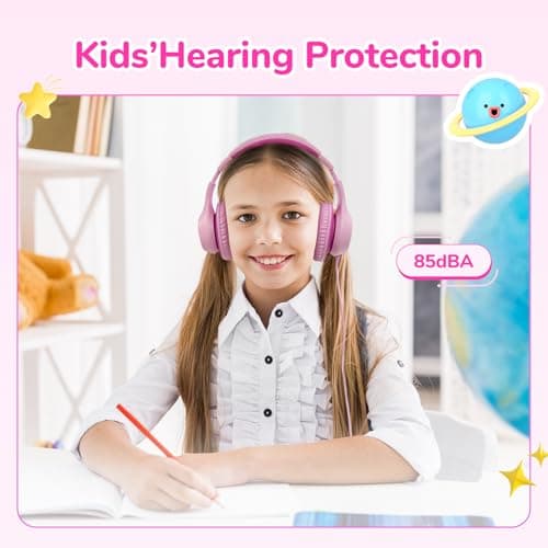 EarFun K3 Kids Headphones Wired, Over Ear Foldable Headphones with Mic — view 5