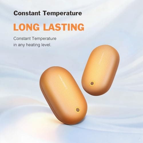Rechargeable Hand Warmers 2 Pack, Magnetic USB Electric 5000mAh, Pocket Size, 3 Heat Levels, 8 Hours Battery Life, Portable Reusable, Ideal for Outdoor, Christmas — view 3