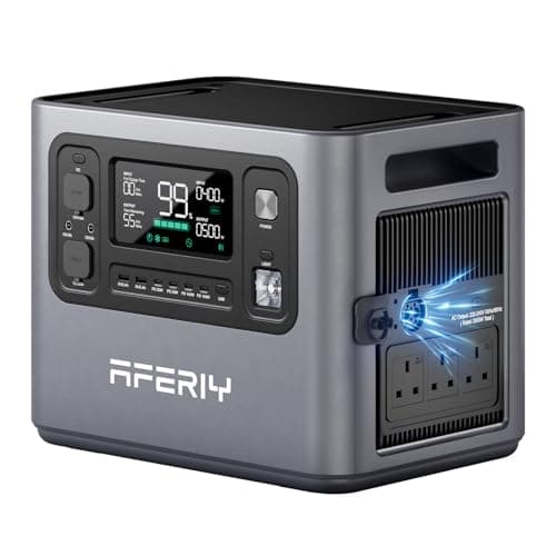 AFERIY P280 Portable Power Station 2800W, 2048Wh LFP Battery Expandable to 10.24kWh,1.5H Fast Charging, 2x140W USB-C Output, 220V-240V, Solar Generator for Camping, Home,Off-grid, 7-Year Warranty