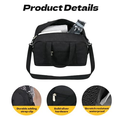 Gym Bag, 36 * 20 * 36cm Sports Bag, Removable Shoulder Strap Sports Bag — view 3
