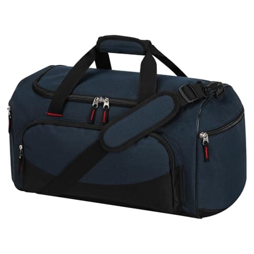LONALIA Small Holdall Bag 30L, Gym Duffle Bag, Navy Blue