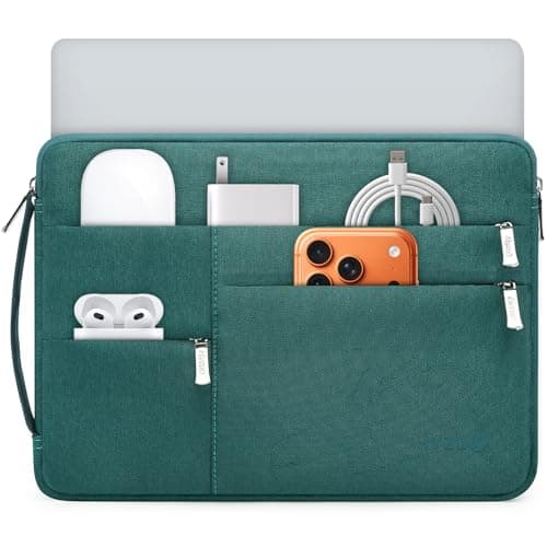 HYZUO 17-17.3 Inch Laptop Case Sleeve Bag Briefcase, Dark Green