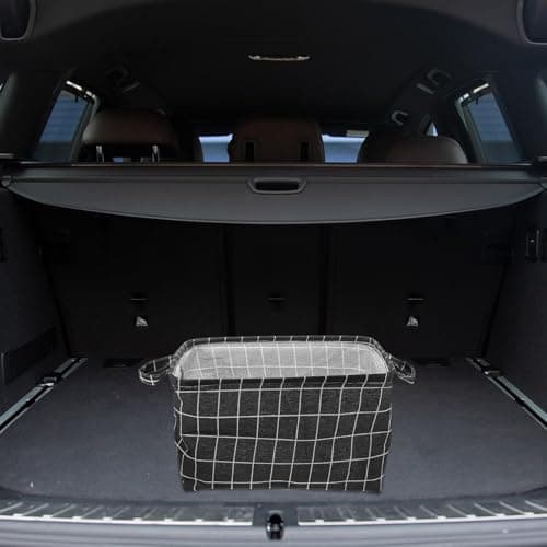 ELAYARD Black Fabric Car Trunk Organizer Foldable Storage Box — view 4