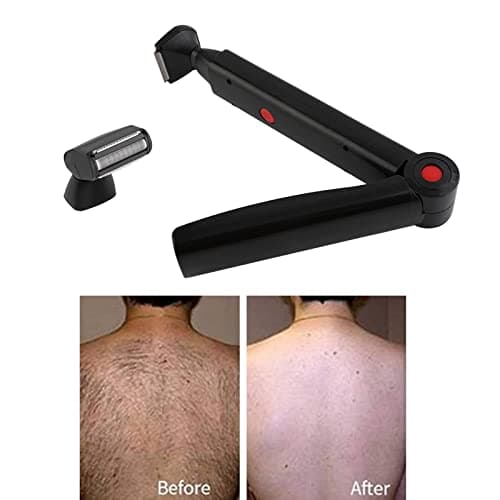 Foldable Back Hair Shaver Trimmer Painless Body Shaving Tool for Men — view 2
