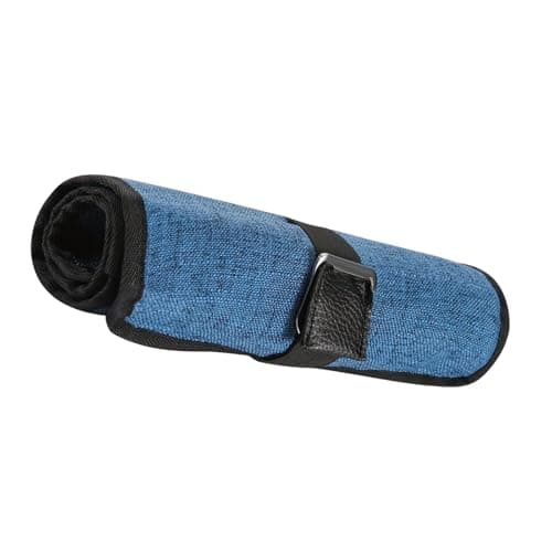 Portable Shaving Accessory Bag, Expandable Toiletry Travel, Blue