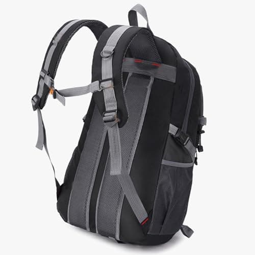Hiking Backpack 40L Lightweight Foldable Backpack for Men Women Durable Water Resistant Daypack Rucksack for Camping Cycling Climbing Walking Mountaineer Outdoor Sports — view 3