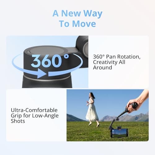 DJI Osmo Mobile 8 + Mic 3, Gimbal Stabilizer for Smartphones, AI Native Tracking With Audio & Lighting, Wireless Mic, Active Noise Canceling, 32-bit Float, Vlog — view 4