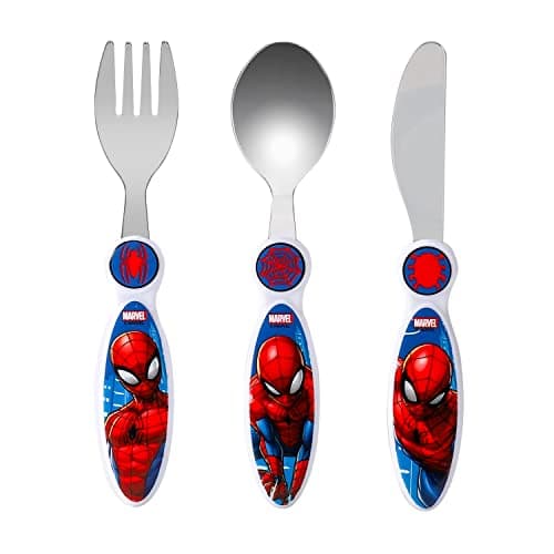 Spiderman Kids 3 Piece Cutlery Set – Includes Knife, Fork and Spoon