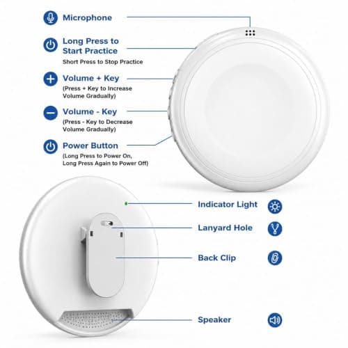 Baomaeyea Smart Wearable Translator,with 162 Languages & AI Voice Assistant — view 4
