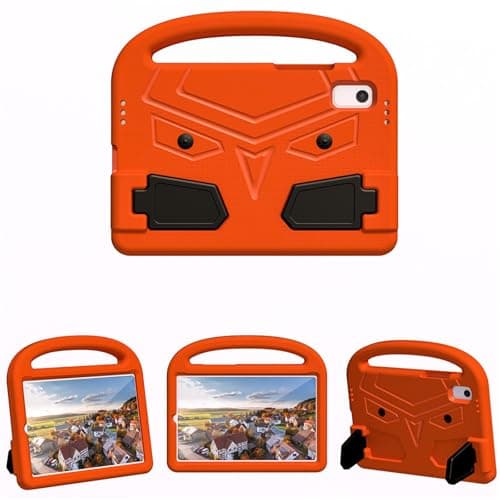 vsedkxis Case for Lenovo Tab M9 Cover 9.0 inch (TB-310FU,2023 Released),Kids Friendly Foldable Cute Stand Rugged Heavy Duty Protective EVA Cover with Portable Handle (Orange)
