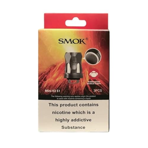 SMOK MINI V2 S1 Coils 0.15 Ohm Mesh Pack of 3 - Works With R Kiss Kit