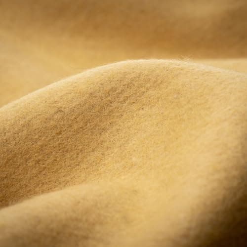 Arcturus Military Wool Blanket - 4.5 lbs, Warm, Thick, Washable, Large 64" x 88" - Great for Camping, Outdoors, Sporting Events, and Survival Kits (Gold) — view 4